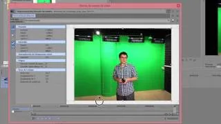 SONY VEGAS 13 - Como hacer un croma (cromakey) eliminar fondo de un video y poner otro