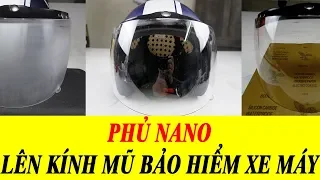 Hướng Dẫn Đánh Bóng Kính Mũ Bảo HIểm Xe Máy Với Đánh Bóng Nano