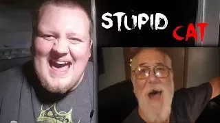 Angry Grandpa watches - I'm a Stupid Cat! REACTION!!!