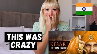 KESARI | INDIAN FILM TRAILER Akshay Kumar | Anurag Singh | British Girl REACTS!