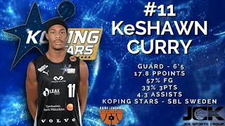 KeShawn Curry - Koping Stars Highlights 2022/23 SBL Sweden
