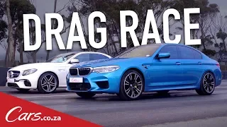 Drag Race - BMW M5 vs Mercedes-AMG E63 S