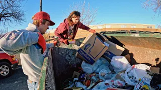 Dumpster Dive Success – Kong Dog Beds and Food to Donate!