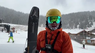 QUICK & DIRTY ATOMIC BACKLAND ON SNOW SKI REVIEW is it a 50/50 ski or is it a 100% backcountry ski?