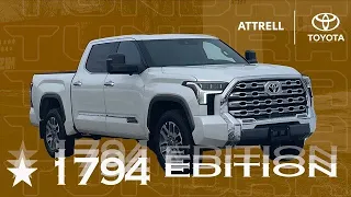 2022 Toyota Tundra 1794 EDITION - ATTRELL TOYOTA