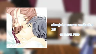 shoujo's react to eachother! | ao haru ride | 1/3 | made by julia 🕯📜 |