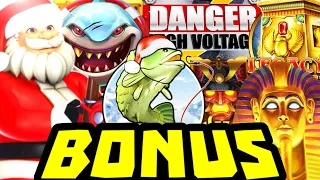 BONUS HUNT 🔥 THE BEST SLOTS BIGGER BASS BONANZA 🐟 RAZOR SHARK 🦈 DANGER HIGH VOLTAGE AND MORE‼️