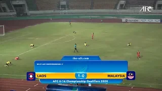 AFC U16 Qualifiers 2020 Group J : LAOS 1-0 MALAYSIA