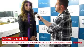 Paula Fernandes estreia turnê com música inédita em Curitiba