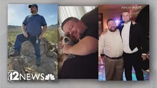 Family and friends grieve after Phoenix man's body is found encased in concrete