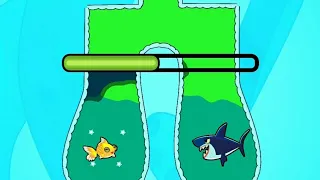 Save the fish game / pull the pin game play #savethefish #pullthepin #puzzlegame #walkthrough #games