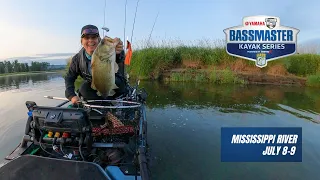 KAYAK FISHING TOURNAMENT | Mississippi River - La Crosse, WI | Bassmaster Kayak Series 2023 | DAY 1