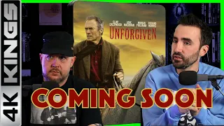 UNFORGIVEN 4K LIMITED ZAVVI STEELBOOK | 4K Kings Discuss Clint Eastwood, Westerns, & more