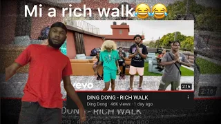 New Dance For 2022 DING DONG - RICH WALK (REACTION)