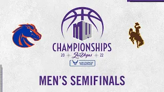 2022 Men's Semifinals Highlights: #1 Boise State vs #4 Wyoming 3/11/22