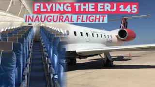 Flying the TINY Embraer ERJ 145!  | Guernsey to Edinburgh with LOGANAIR, Scotland's Airline