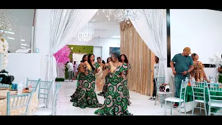 Epic Congolese Bridal shower entrance (New Mexico)