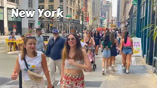 New York 4k Walk - Broadway NYC 2023 Walking Tour