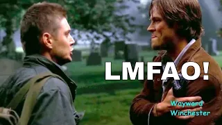 Jensen Ackles Improvised Scene & Jared LOSES IT!