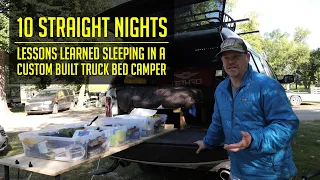 I spent 10 nights in my truck bed camper - here's what I learned about sleeping in a truck bed.