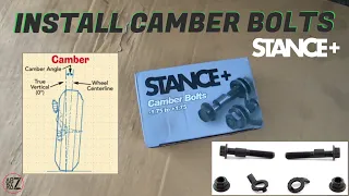 How to Install Camber Bolts - Camber Bolts Explained! EASY Camber Bolts