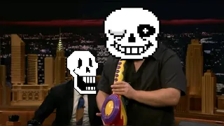 Jack Black Performs Megalovania On The Sax-a-Boom (Remastered)