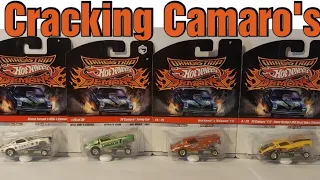 Cracking all of the original Hot Wheels Dragstrip Demons 70 Camaro F/C