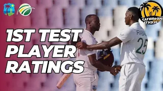 South Africa vs West Indies 1st test: West Indies player ratings