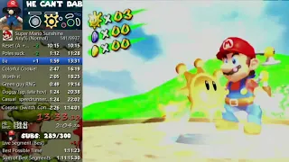 Super Mario Sunshine Any% Speedrun in 1:13:44 [Former WR]