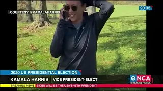 We did it Joe: Kamala Harris