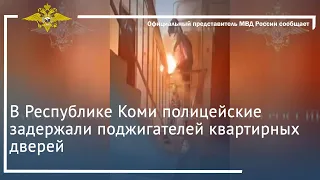 Ирина Волк: В Республике Коми полицейские задержали поджигателей квартирных дверей