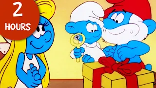 The Magical Christmas of the Smurfs! 🎅🎄🎁 • The Smurfs • Cartoons for Kids