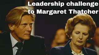 14th November 1990: Margaret Thatcher challenged over leadership of the British Conservative Party