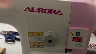 Ошибка E07 Aurora A-1H (A-8600H)
