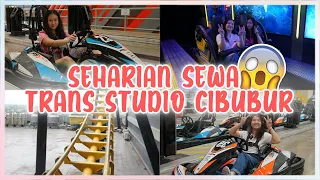 SEHARIAN SEWA TRANS STUDIO CIBUBUR??! 24 JAM BAYARIN MEISSIE !!