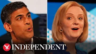 Tory leadership debate: Key moments from Truss and Sunak head-to-head