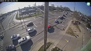 Video shows moment driver crashes into pole, splitting car in half in Anderson Township