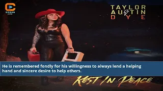 Taylor Austin Dye Rest In Peace