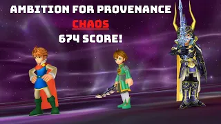 DFFOO [GL] Ambition for Provenance CHAOS: 647k Score! - With Audio Commentary!