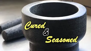 How to Cure & Season a Molcajete properly - Mortar and Pestle