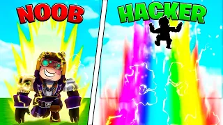 SALTO NOOB DA 1€ CONTRO SALTO HACKER DA 1.000.000€ SU ROBLOX!!