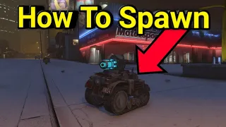 How to spawn/collect your FREE RC tank