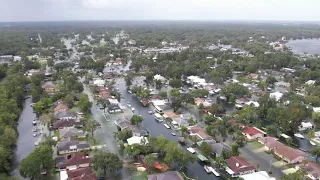 Florida's Crystal River town floods during Hurricane Idalia