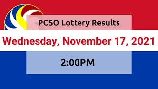 2D Lotto 3D Lotto Results Today Wednesday, November 17, 2021 2PM PCSO