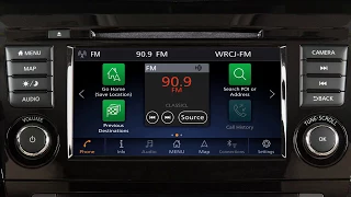 2018 Nissan Rogue - Control Panel and Touch Screen Overview