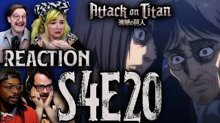 The Most Insane Twist of All Time! // Attack on Titan S4x20 Reaction!