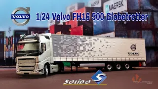 SOLIDO 1/24 Volvo FH16 500 Globetrotter Silver
