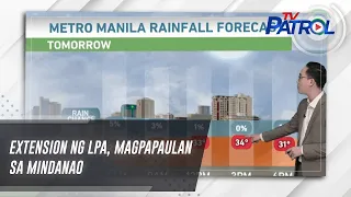 Extension ng LPA, magpapaulan sa Mindanao | TV Patrol