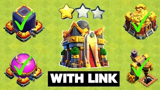 🔥 Top 10 Th16 Best Farming Bases With Links || Th16 Farming And Pushing Bases With Copy Link || 2024