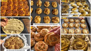 8 DIFFERENT PASTRY AND BUNDLE RECIPES/ Pastry Recipes for Breakfast and Afternoon Tea/Pastry Recipes